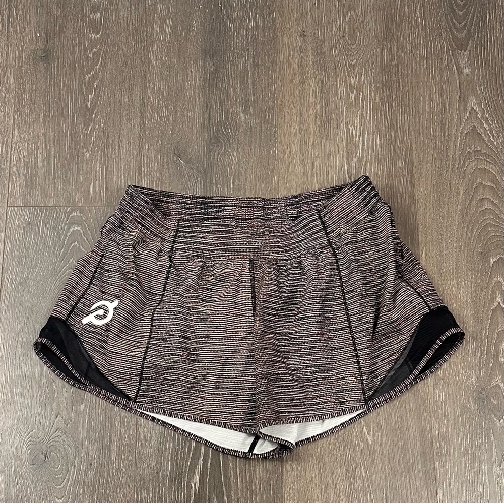 Lululemon Hotty Hot Peloton Lined Short‎ Sz 12